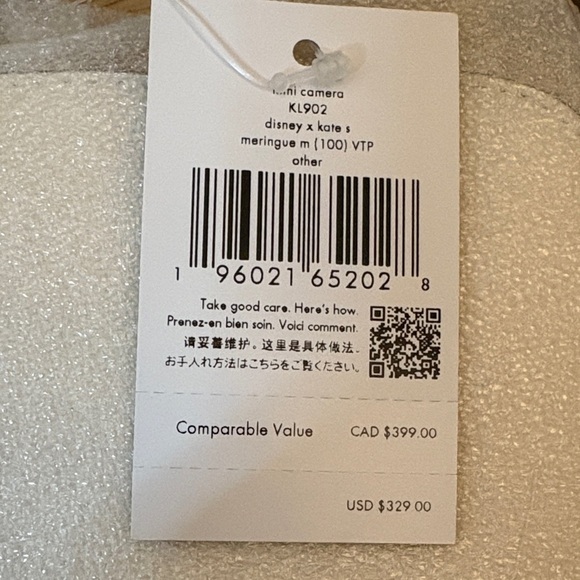 Kate Spade Chip and Dale Disney Sparkling Cream Crossbody Bag - Picture 4 of 8